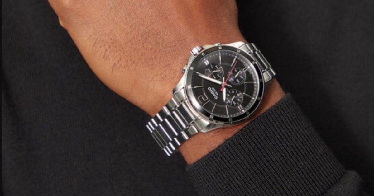 Casio desafía a Garmin con rebaja en el reloj MTP-1374D-7AVDF