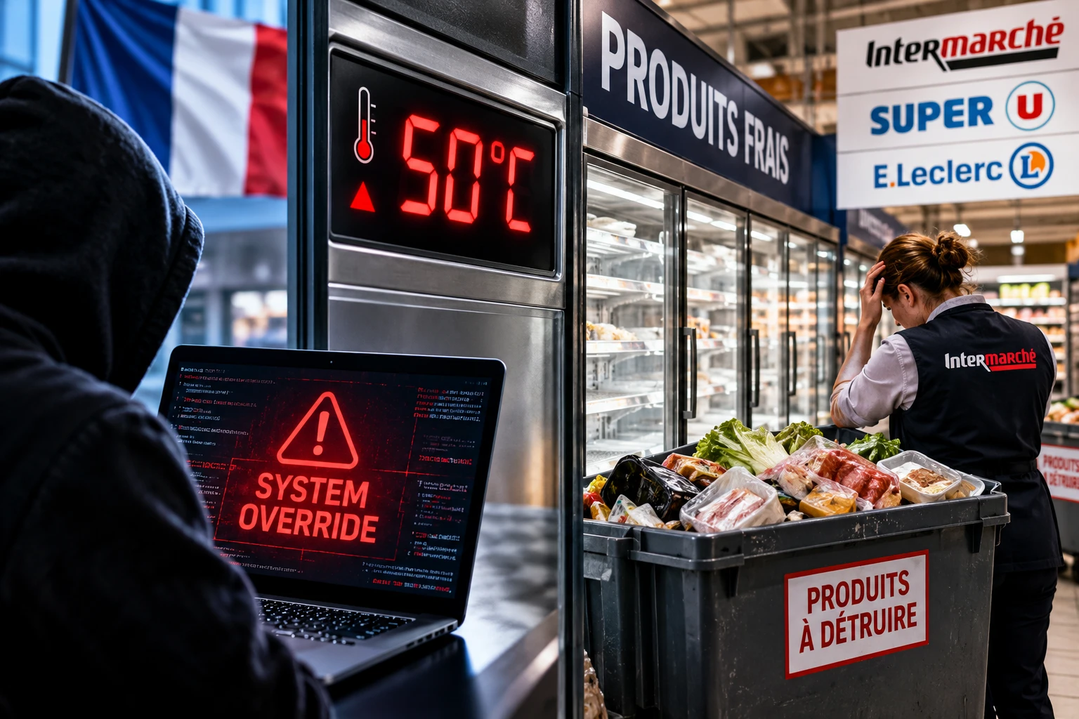 Ciberataques a supermercados europeos amenazan el suministro alimentario