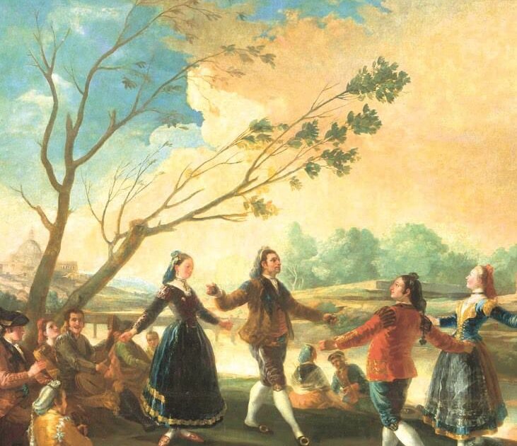Goya y sus grandes nubes blancas en cartones de tapices