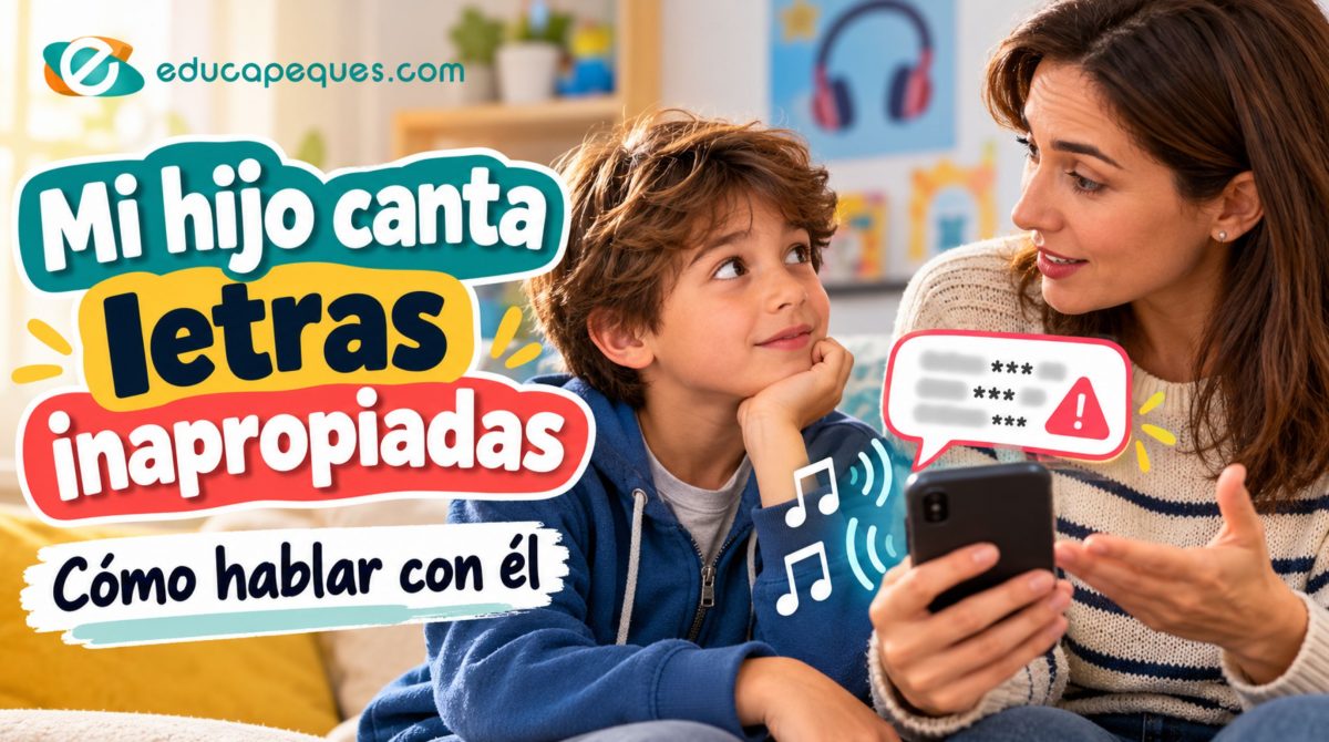Hijo canta letras inapropiadas: soluciones para padres preocupados