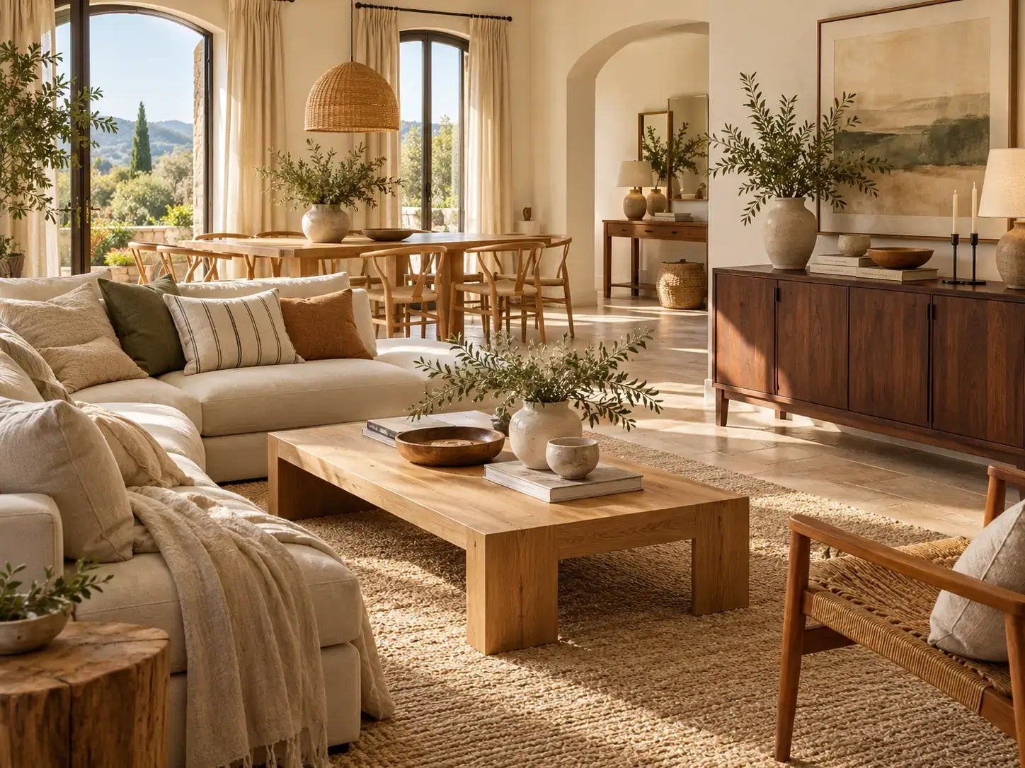 Muebles de madera: combina colores para un ambiente acogedor
