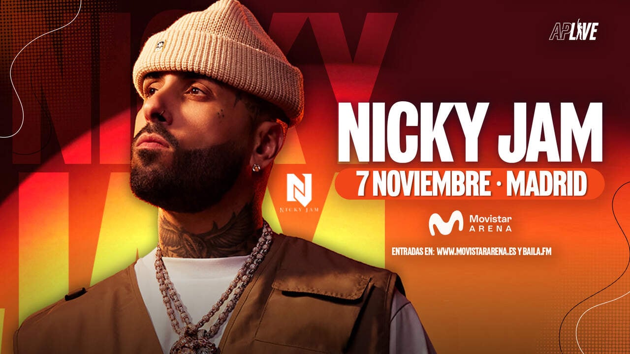 Nicky Jam arrasa en Madrid con sus éxitos del reguetón en Movistar Arena